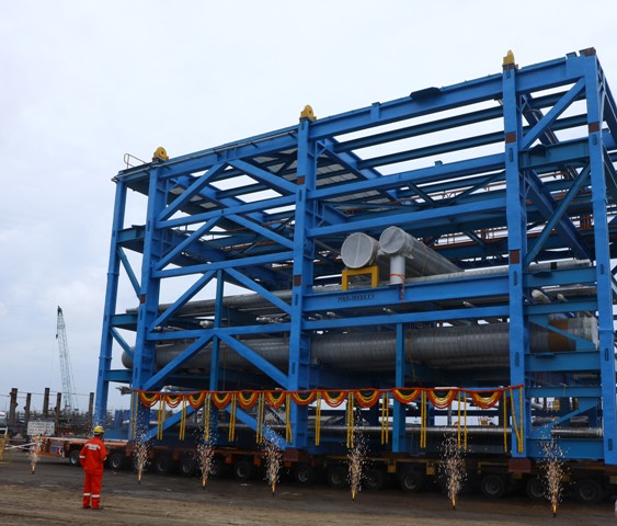 L&T flags-off first set of Piperack Modules to HPCL’s Visakh Refinery